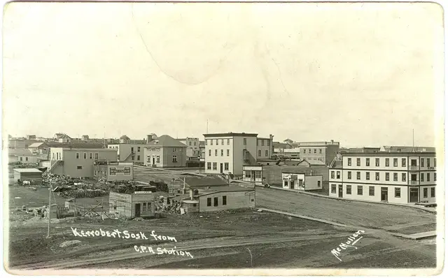 Kerrobert from the C.P.R. Station