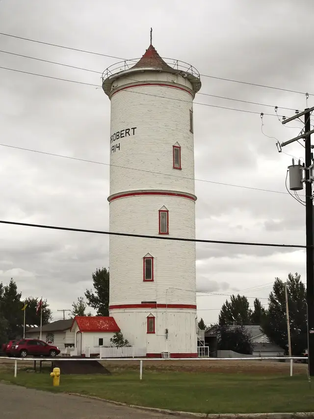 The historic water tower