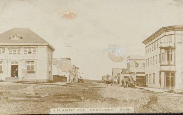 Atlantic Avenue, looking down the street